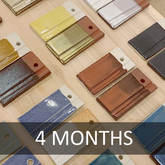 Glazing & Firing Membership (4 months commitment)